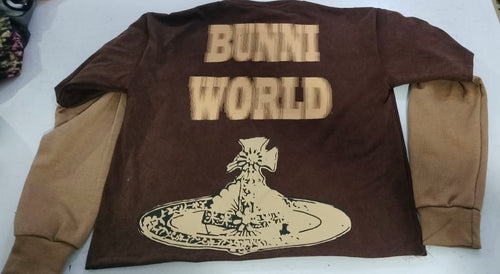 Bunni world long sleeve - PinkBunni