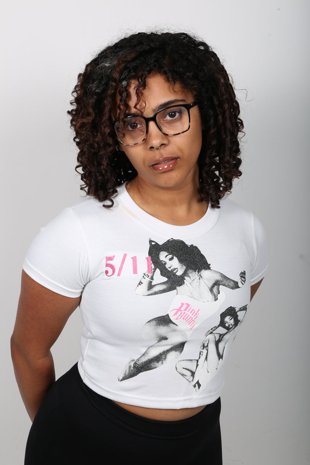 Pink Bunni 511 Taurus Crop Tee