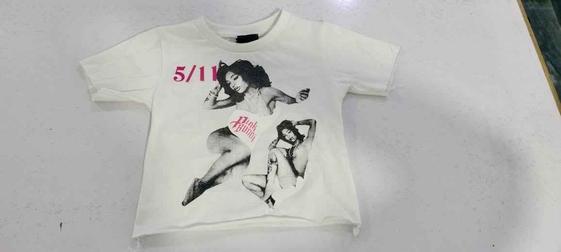 Pink Bunni 511 Taurus Crop Tee