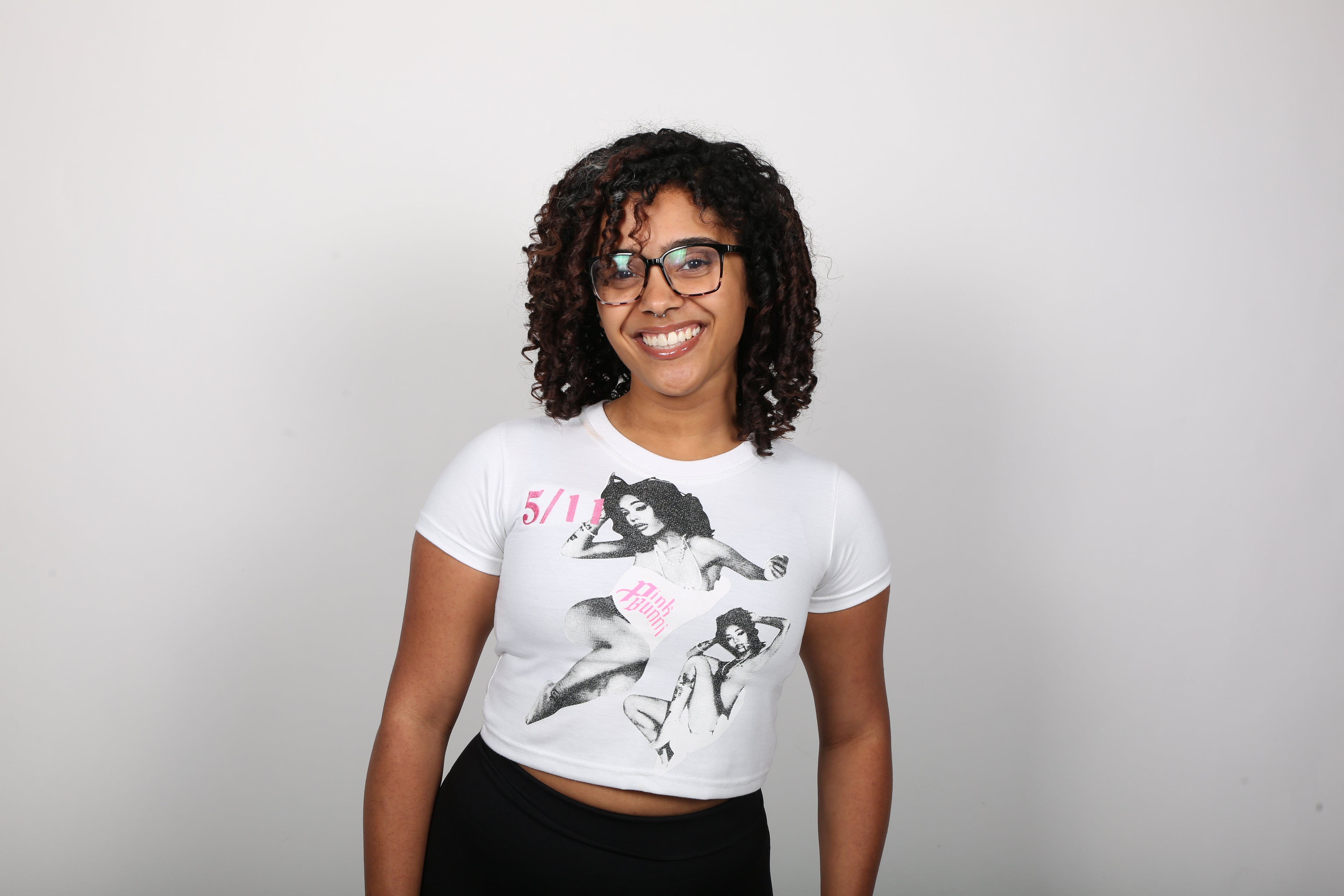 Pink Bunni 511 Taurus Crop Tee