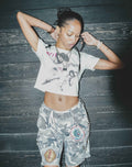 Pink Bunni 511 Taurus Crop Tee