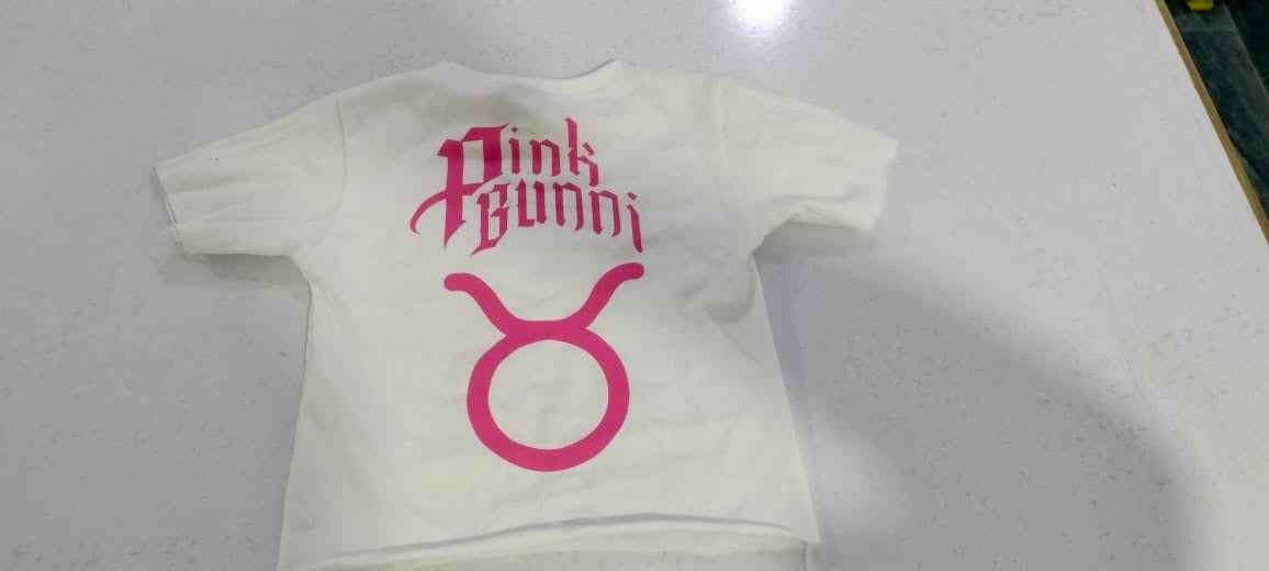Pink Bunni 511 Taurus Crop Tee