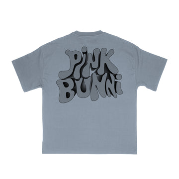 PINKBUNNI TEE - FADED BLUE