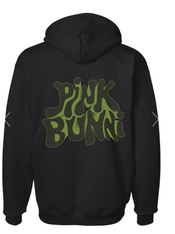 PINKBUNNI HOODIE - BLACK